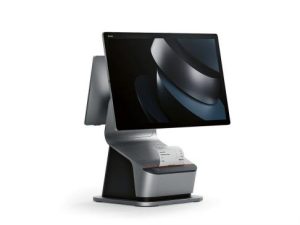 Dual screen cash register