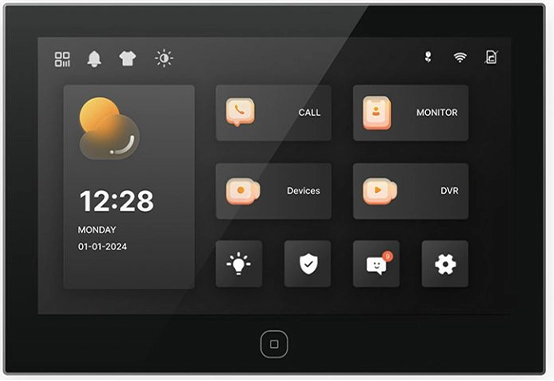WI704(7inch indoor monitor with split-screen)