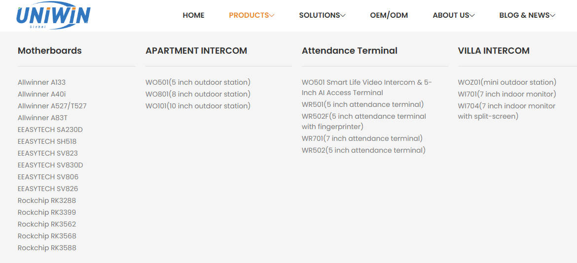 WO501 5-inch outdoor station