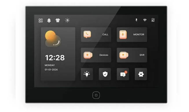 WI704 (7-inch indoor monitor with split-screen)