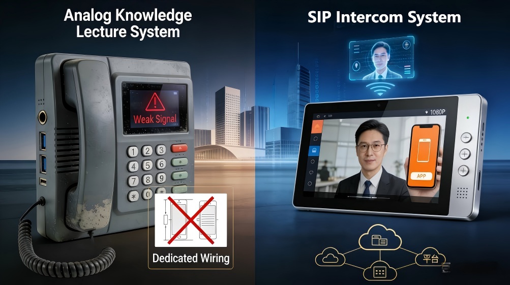 SIP Intercom Systems VS. Analog