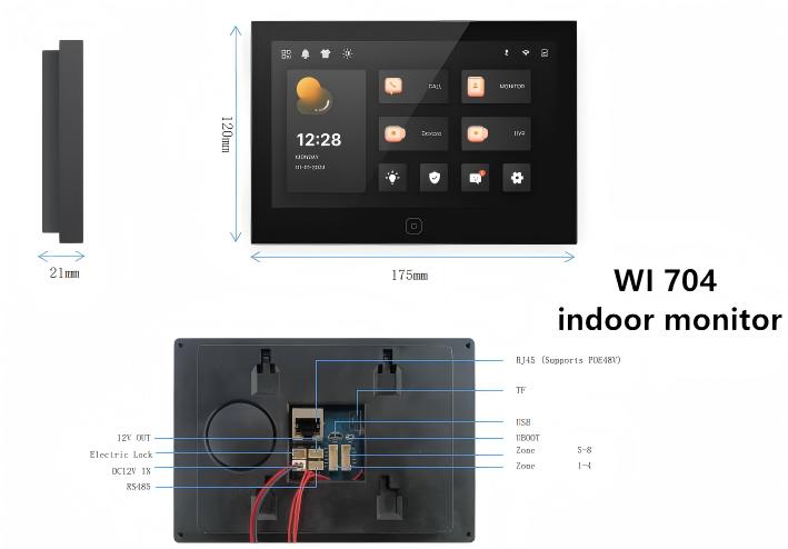 WI704 indoor monitor