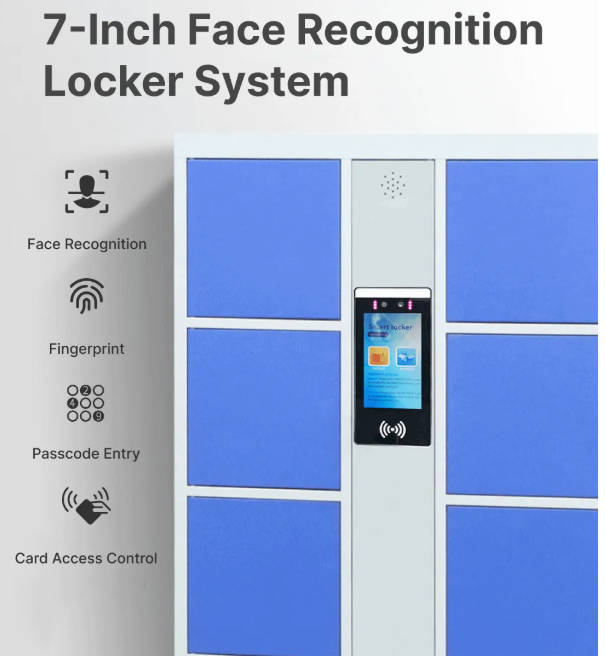 WR711 7-Inch Face Recognition Locker System