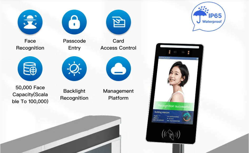 WO802 High-Capacity Face Recognition Terminal
