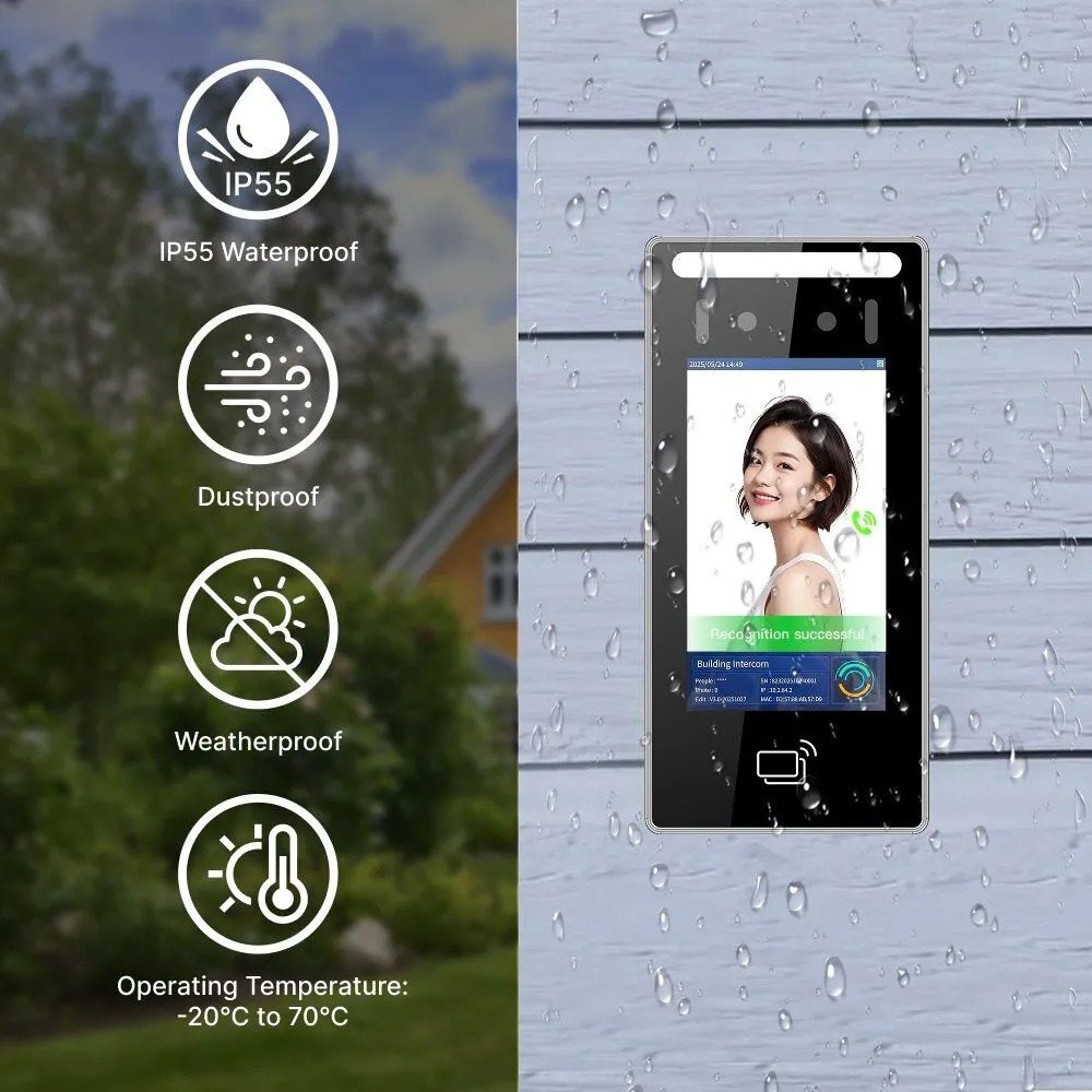 WO523M 5-Inch SIP Video Intercom & High-Capacity Face Recognition Terminal