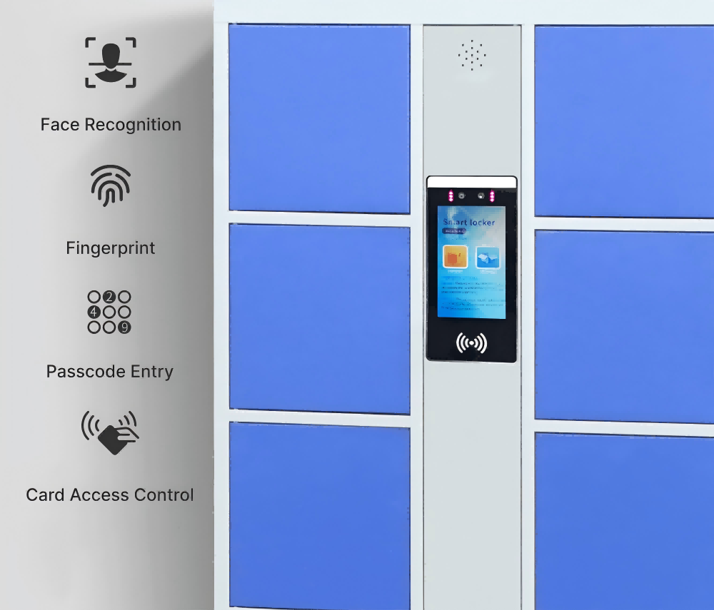 WR711 7-Inch Face Recognition Locker System