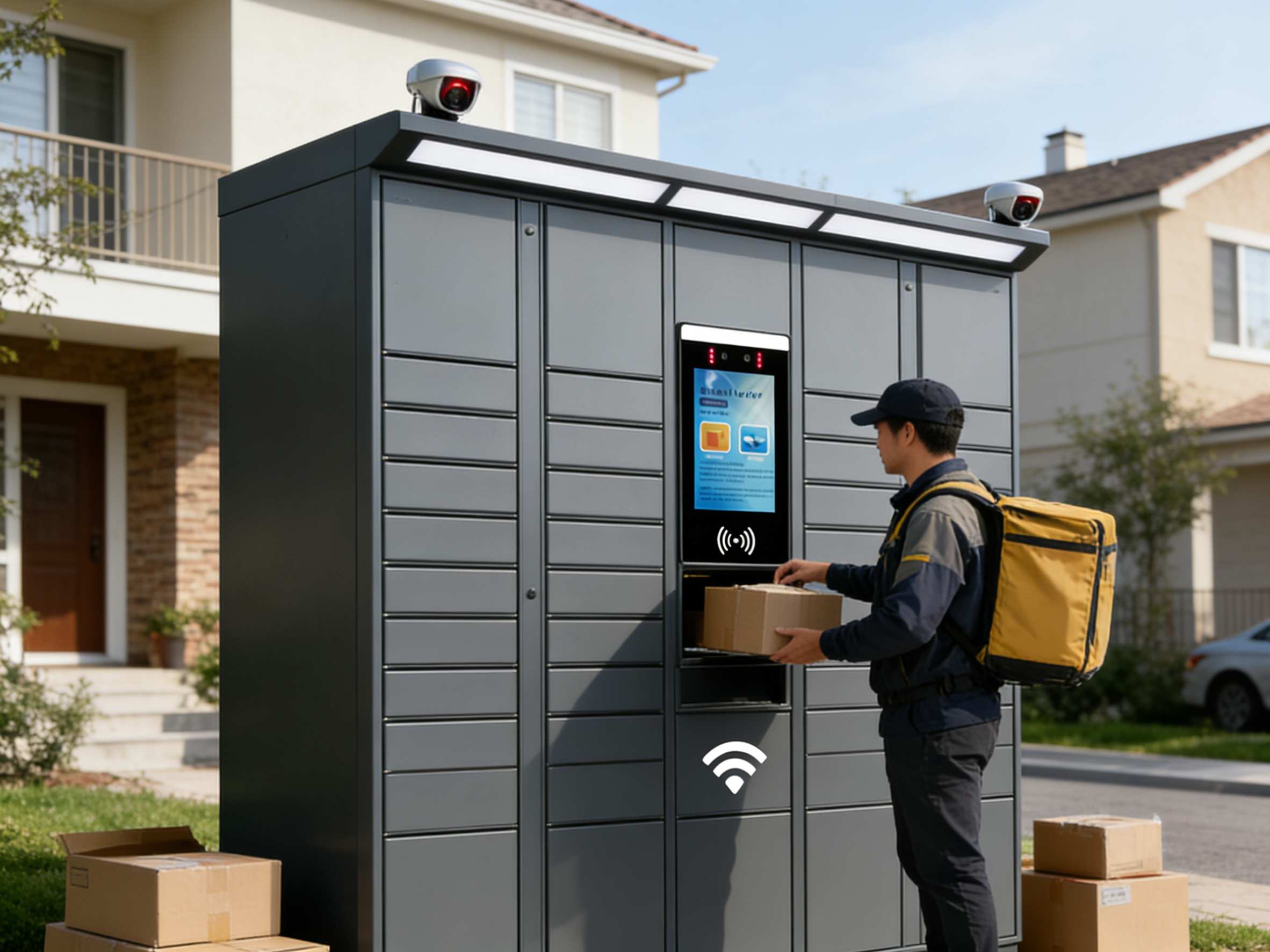 WR711 Locker System in Residential Communities