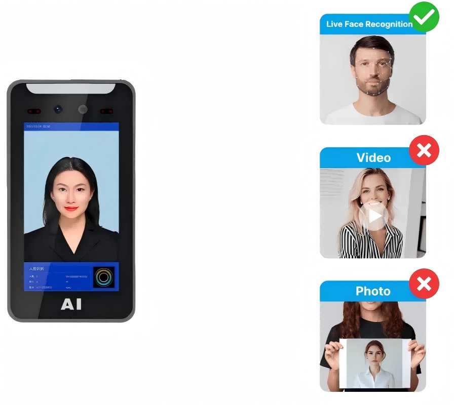 live face recognition