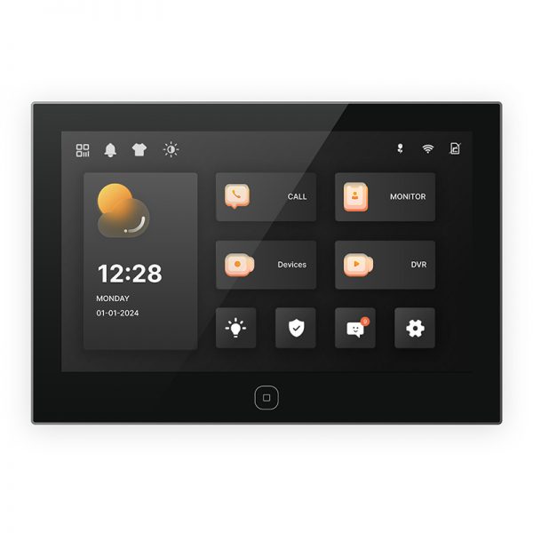 7inch indoor monitor with split-screen