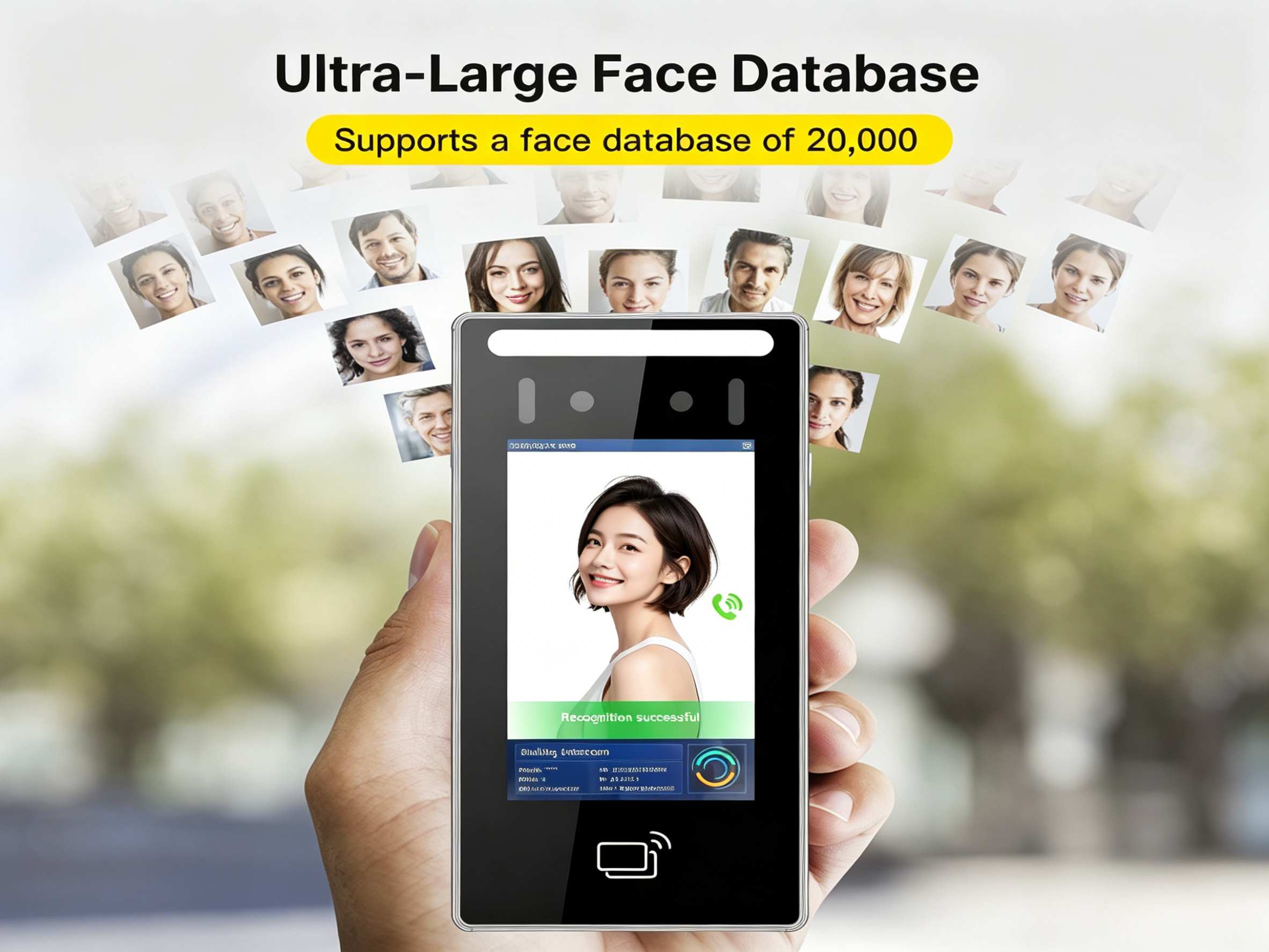 WO523M Product holds up to 20,000 faces