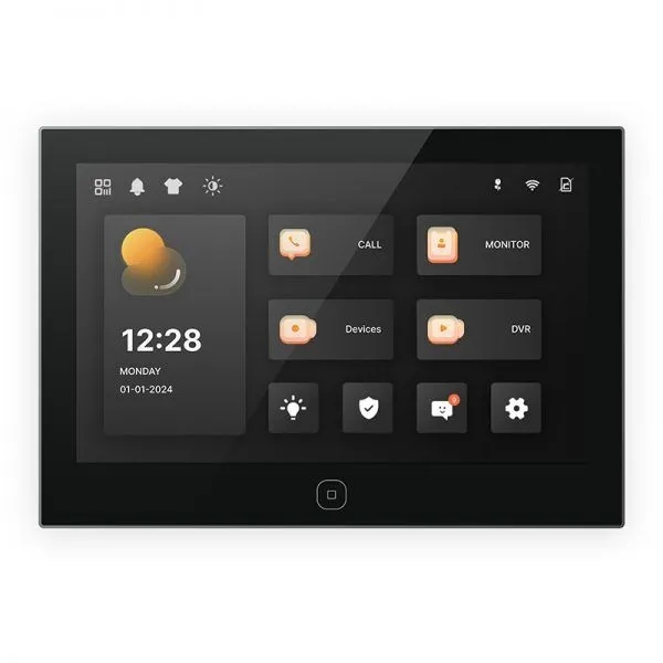 WI704 indoor monitor with split-screen