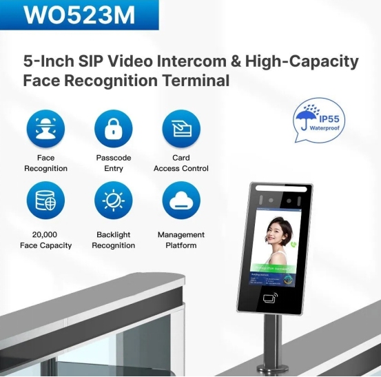 WO523M 5-Inch SIP Video Intercom