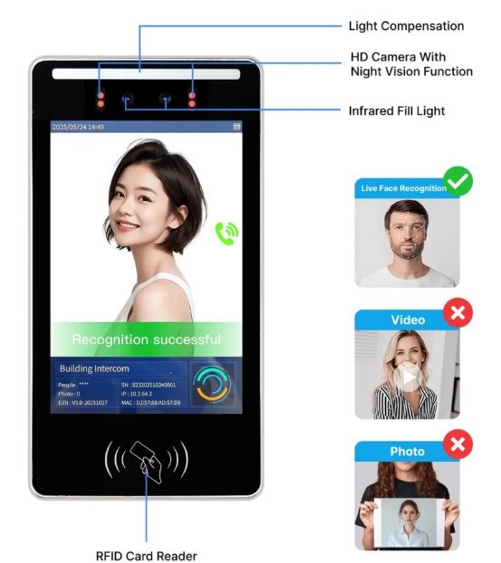 WO802 8-Inch SIP Video Intercom
