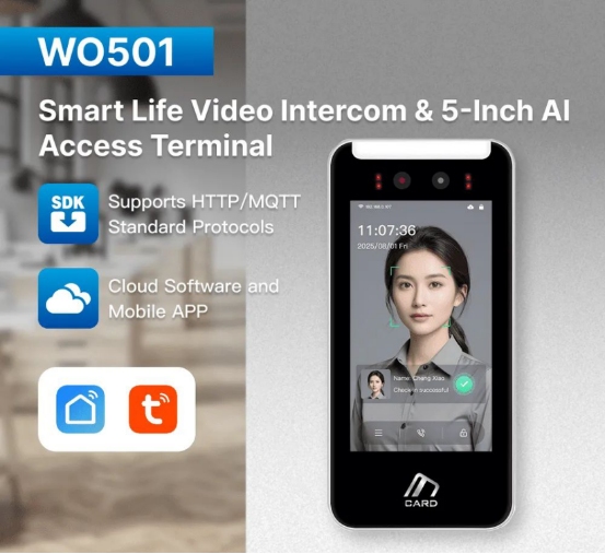 WO501 Smart Life Video Intercom & 5-Inch AI Access Terminal