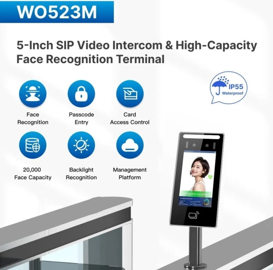 WO523M 5-Inch SIP Video Intercom
