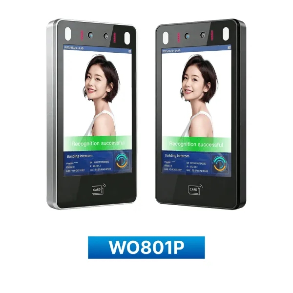 The 8-inch binocular door machine is an intelligent access control device