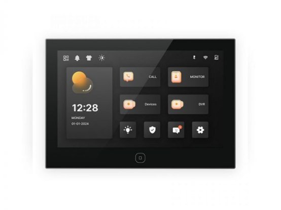 WI704 7-inch indoor monitor with split-screen