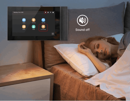 Do Not Disturb mode enable at night to mute notifications